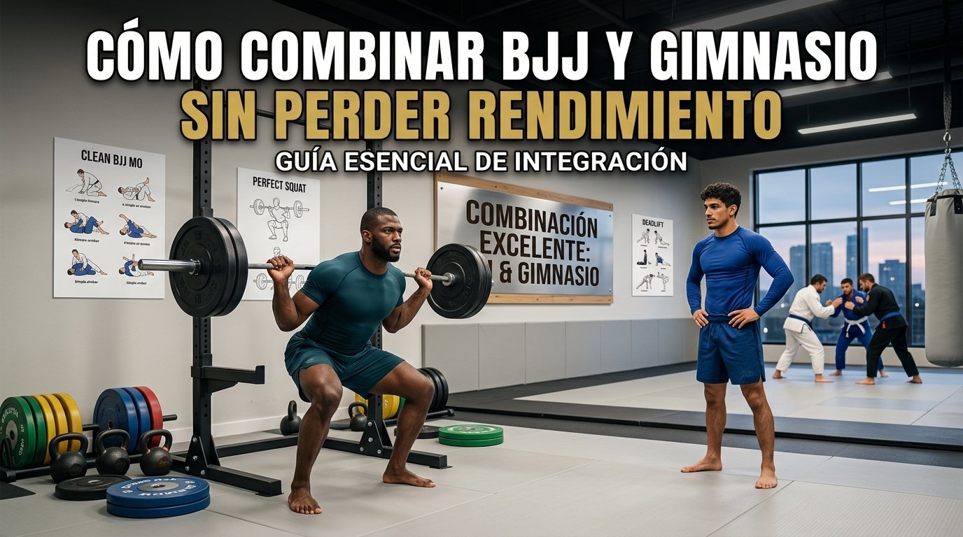 Cómo combinar BJJ y gimnasio sin perder rendimiento