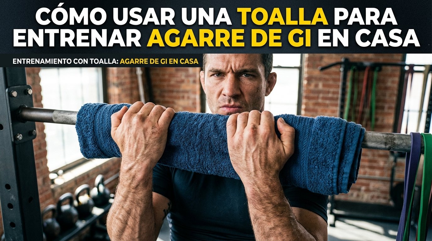 Cómo usar una toalla para entrenar agarre de gi en casa